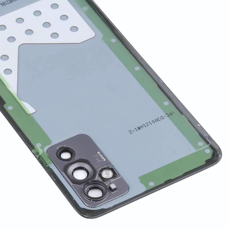 For Samsung Galaxy A82 Battery Back Cover With Camera Lens (Black)