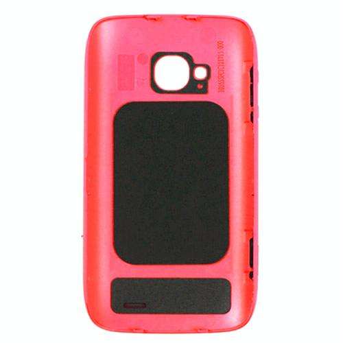 Original Housing Battery Back Cover + Side Button for Nokia 710(Red)