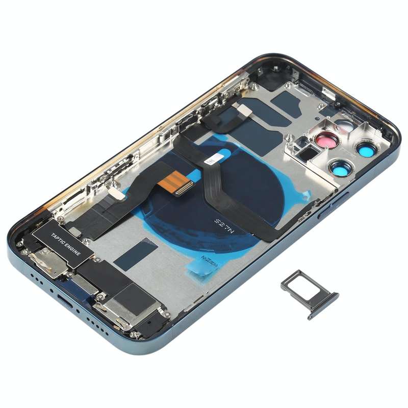 Battery Back Cover Assembly (with Side Keys & Speaker Ringer Buzzer & Motor & Camera Lens & Card ...