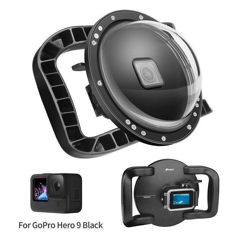 SHOOT XTGP559 Dome Port Underwater Diving Camera Lens Transparent Cover Housing Case For GoPro HE...