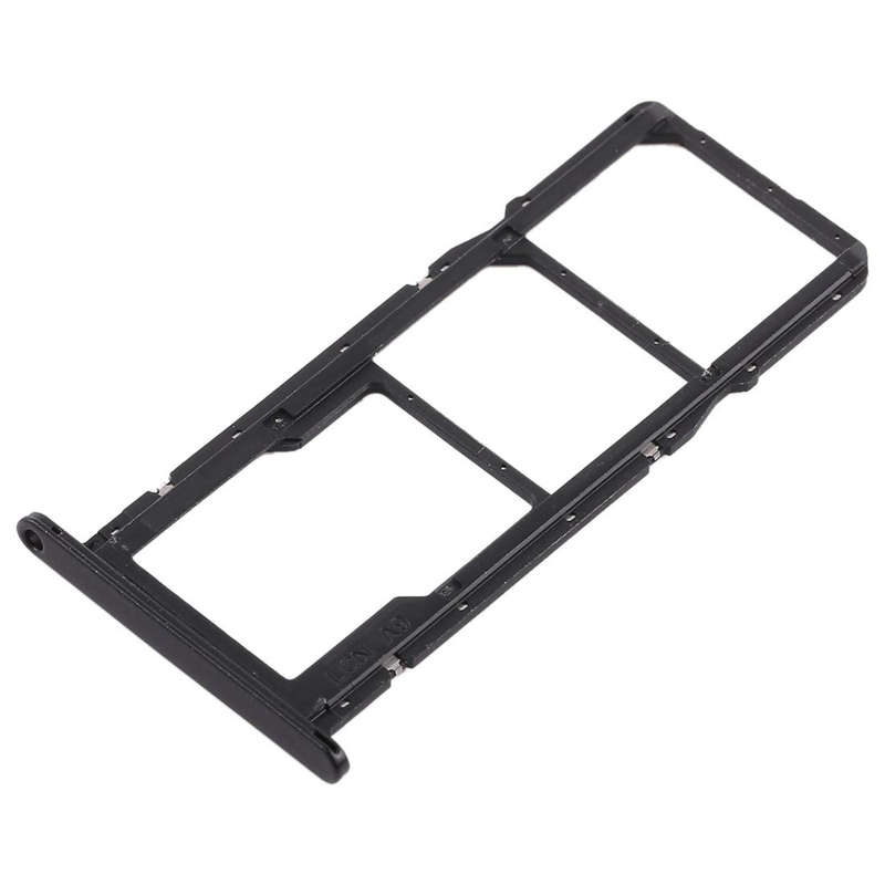 SIM Card Tray + Micro SD Card Tray for Huawei Y5 Prime (2018) / Honor Play 7 (Black)