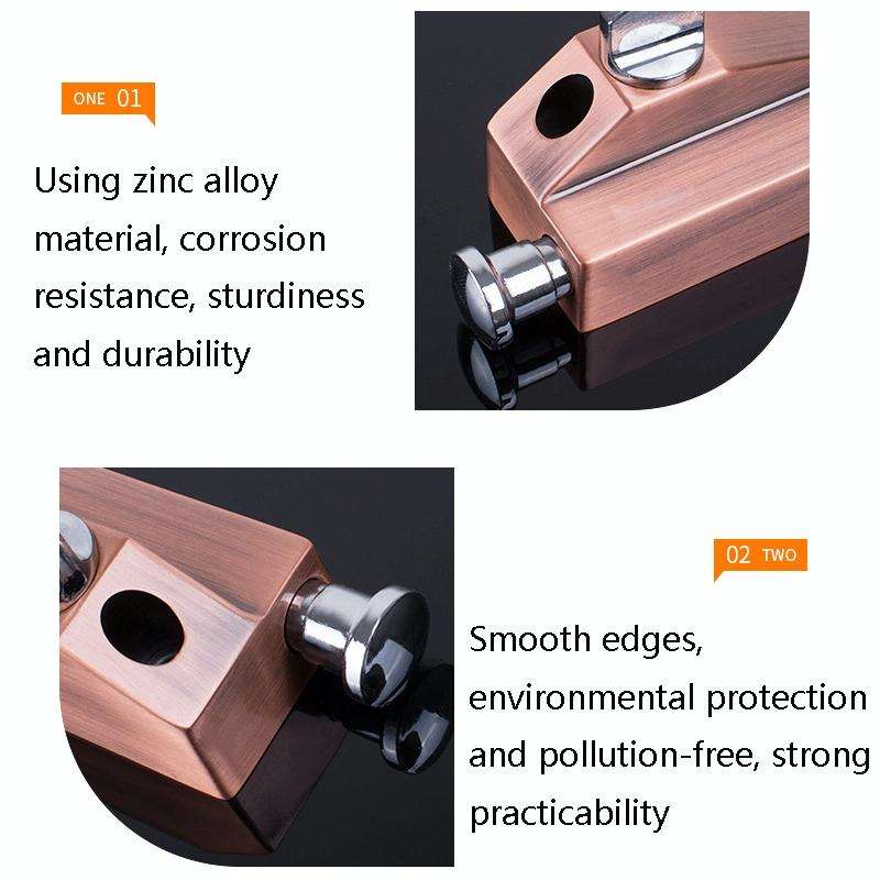 KDS-A013 Zinc Alloy Rotary Door Latch Lock Surface Mounted Spring Rotary Latch Lock, Specificatio...