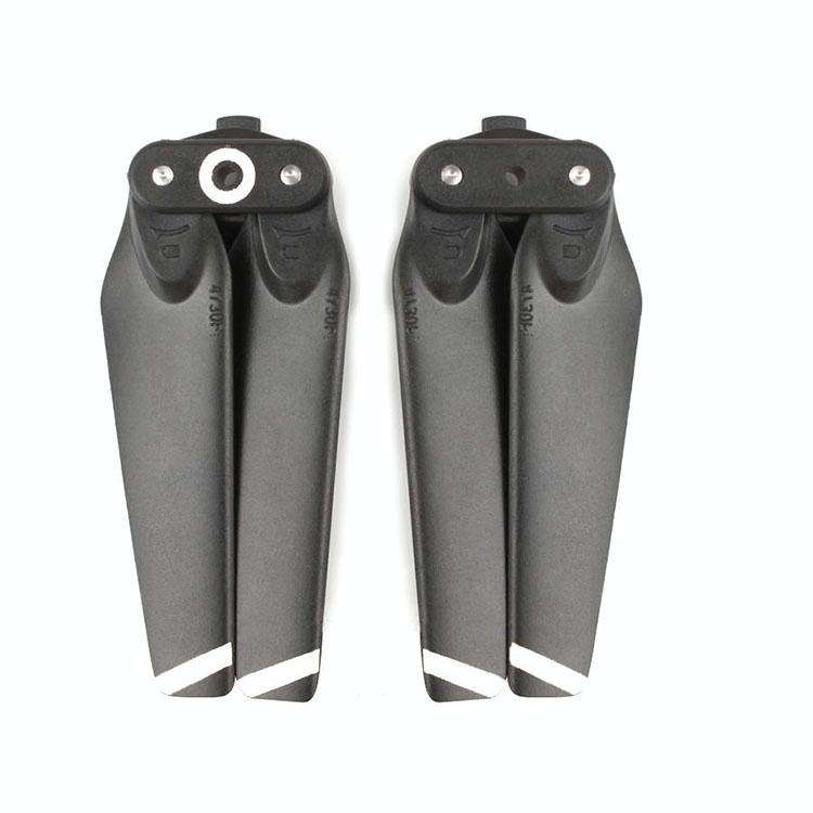 2 Pairs 4730F Foldable Quick-Release CW / CCW Propellers for DJI Spark(White)