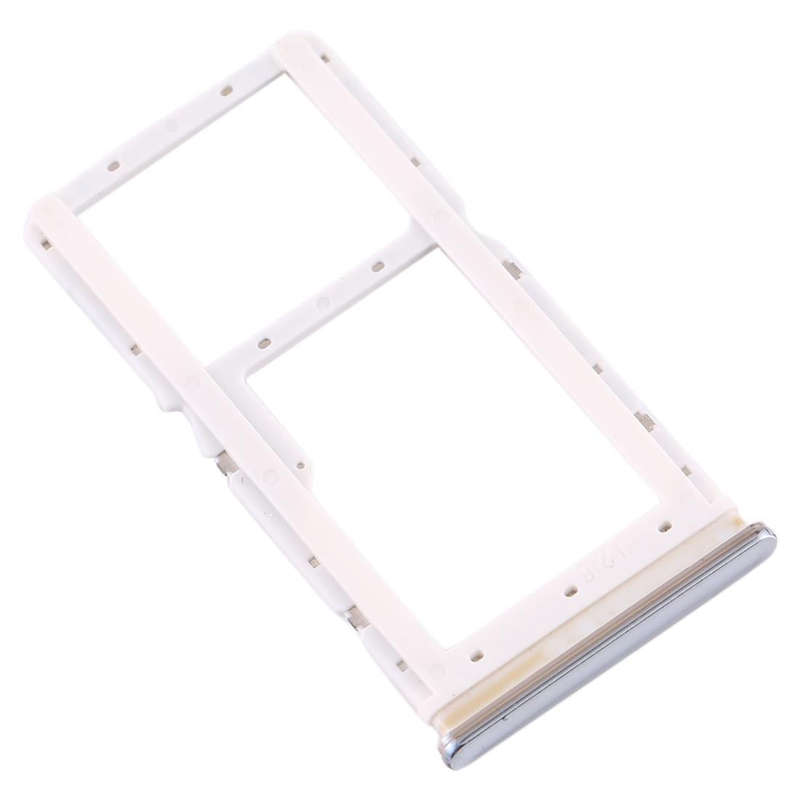 SIM Card Tray + SIM Card Tray / Micro SD Card Tray for Xiaomi Redmi Note 8 Pro (Silver)