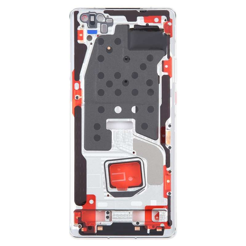 For Huawei Mate 40 Pro Front Housing LCD Frame Bezel Plate(Silver)