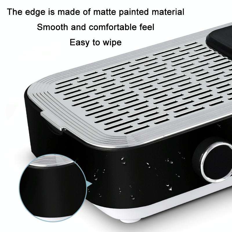 80W Wireless Rechargeable Nail Vacuum Cleaner, Specification: EU Plug (White)