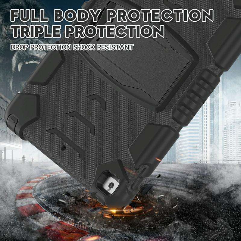 For iPad 10.2 2021 / 2020 / 2019 3-Layer Protection Screen Frame + PC + Silicone Shockproof Combi...