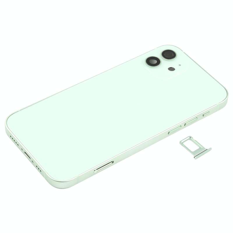 Battery Back Cover (with Side Keys & Card Tray & Power + Volume Flex Cable & Wireless Charging Mo...