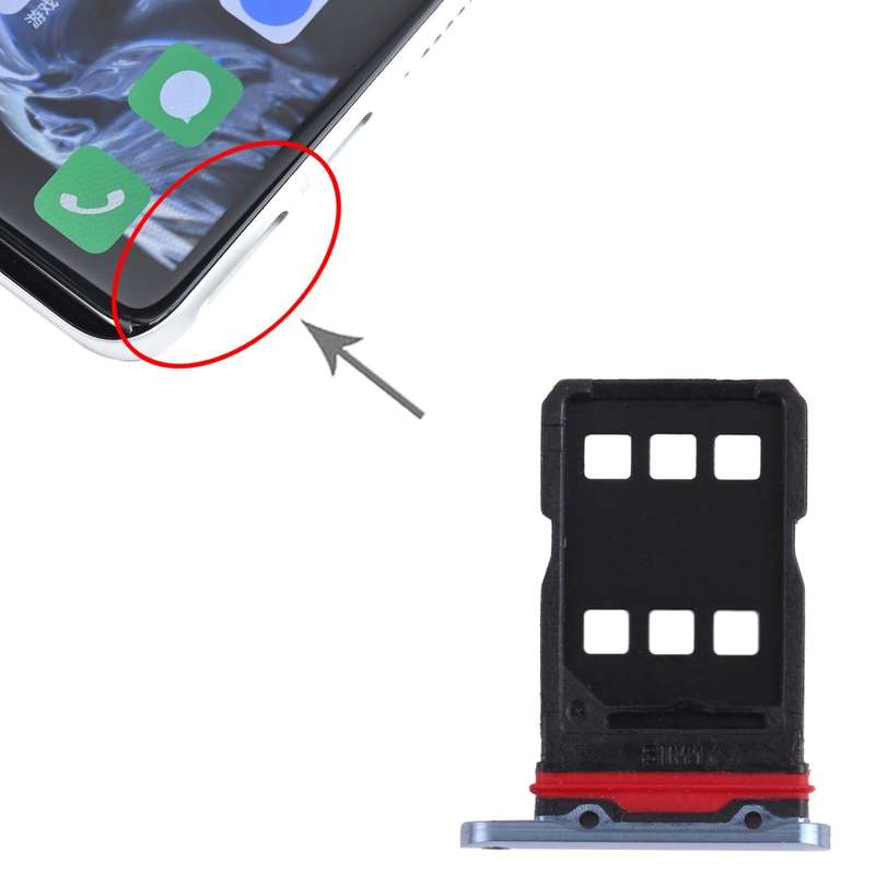 For Meizu 18 Pro SIM Card Tray + SIM Card Tray (Blue)