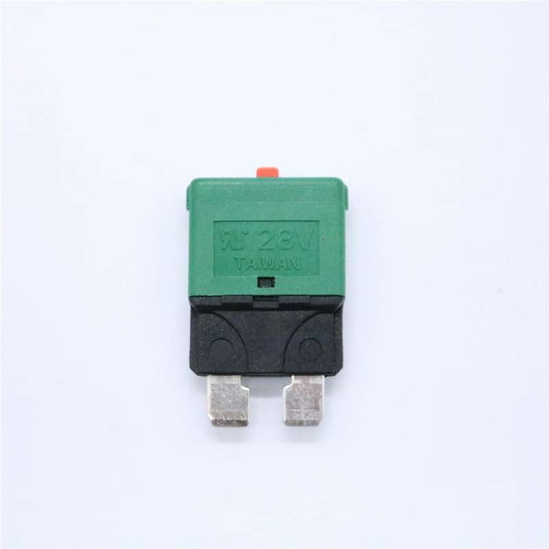 30AMP DC28V Circuit Breaker Trip Fuses Standard Blade Fuse Manual Reset
