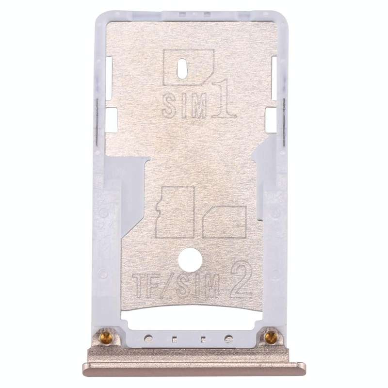 For Xiaomi Mi Max 2 SIM & SIM / TF Card Tray(Gold)