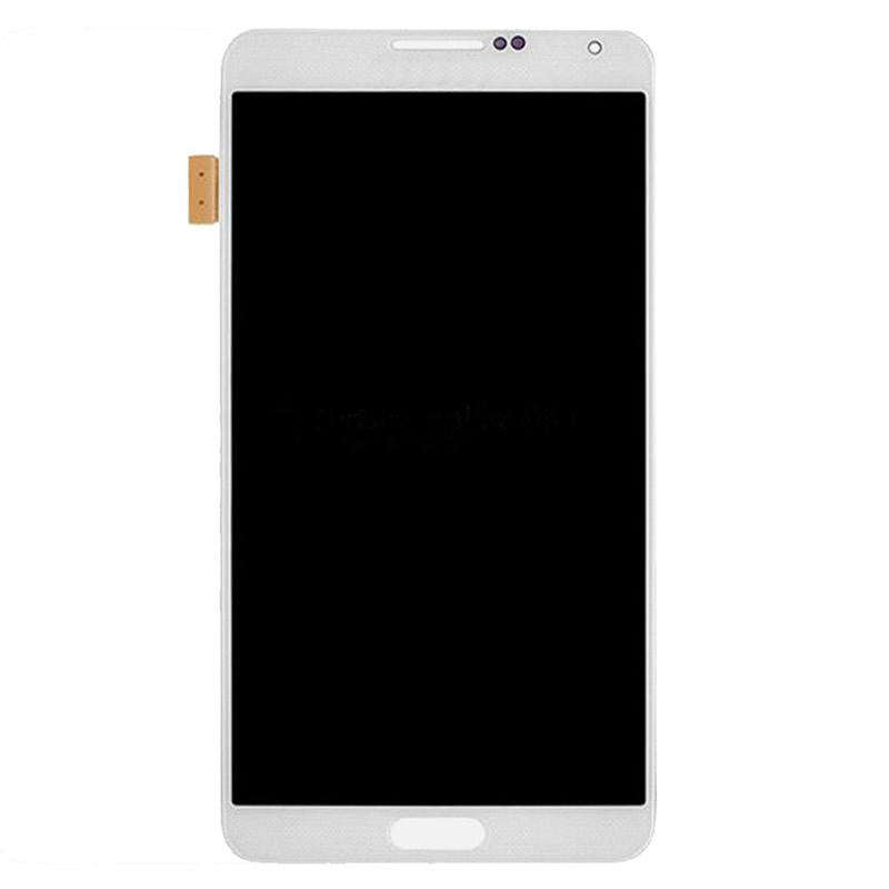 Original Super AMOLED LCD Screen for Galaxy Note III / N90 with Digitizer Full Assembly (White)