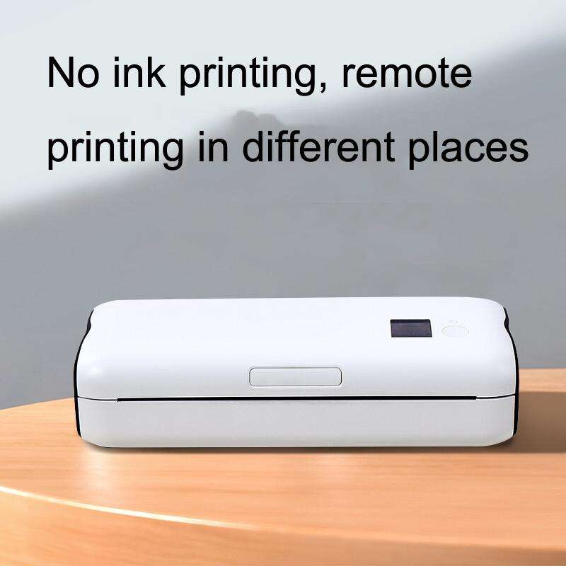 Home Small Phone Office Wireless Wrong Question Paper Student Portable Thermal Printer, Style: Bl...