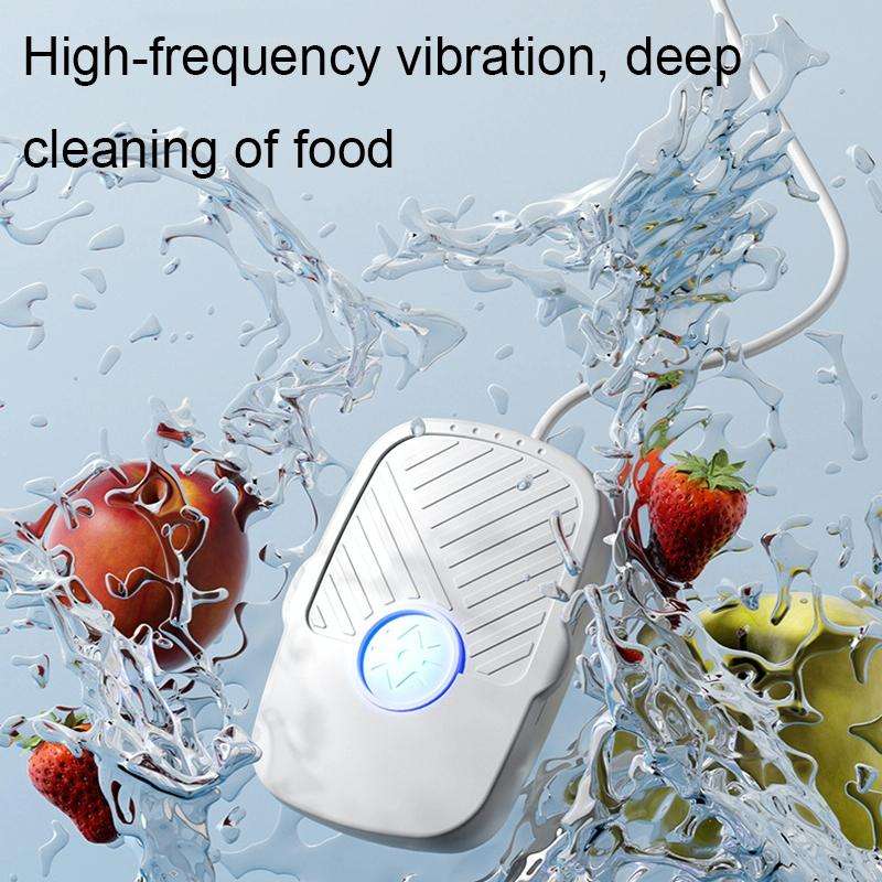 QX-022 High-frequency Vibration USB Plug-in Multifunctional Fruit and Vegetable Washing Machine(W...