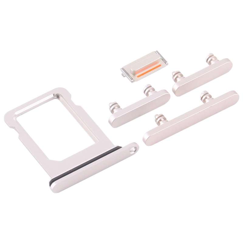 SIM Card Tray + Side Keys for iPhone 12 Mini(White)