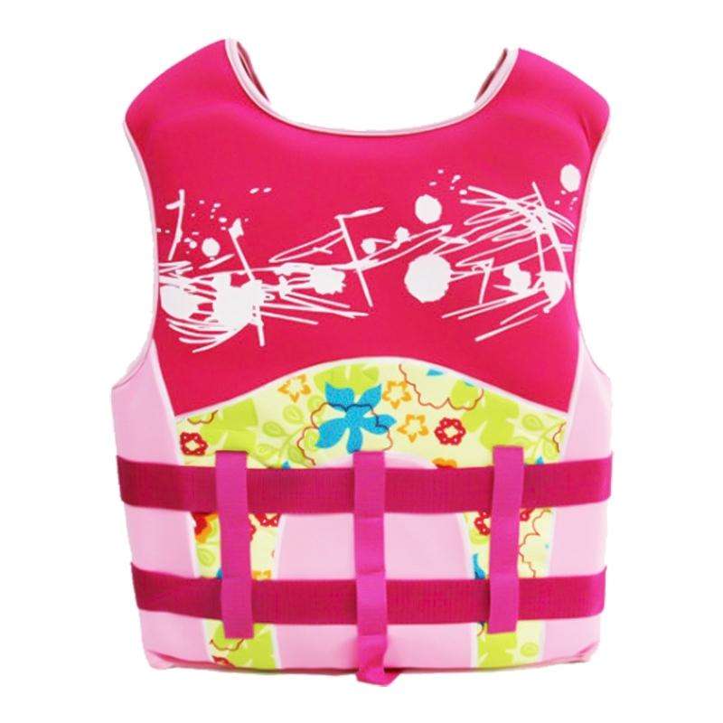 MANNER QP2014 Children Buoyancy Aid Swim Jacket Snorkeling Vest, Size:M(Pink)