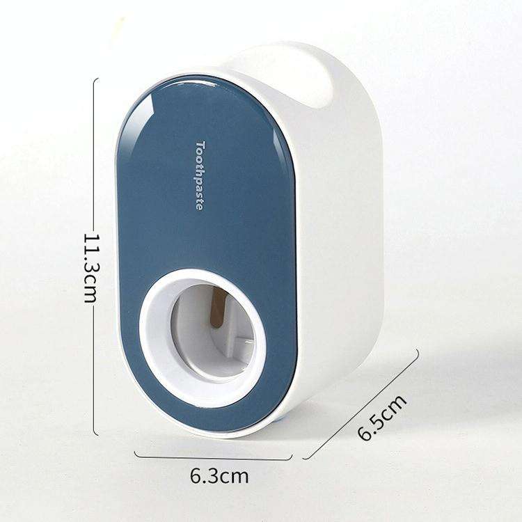 Automatic Toothpaste Squeezing Wall-mounted Toothpaste Rack(Pink+White)