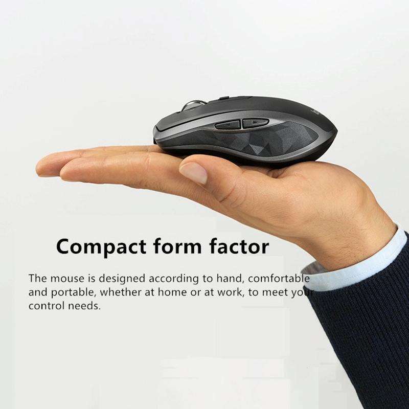 Logitech MX Anywhere 2S 4000DPI Bluetooth + Unifying Dual-mode Rechargeable Symmetrical Design Wi...