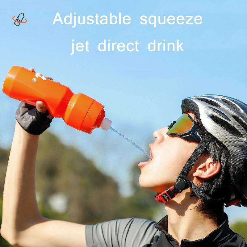Rapha Bike Leakproof And Dustproof Fitness Cycling Water Bottle, Colour: Black 610ml