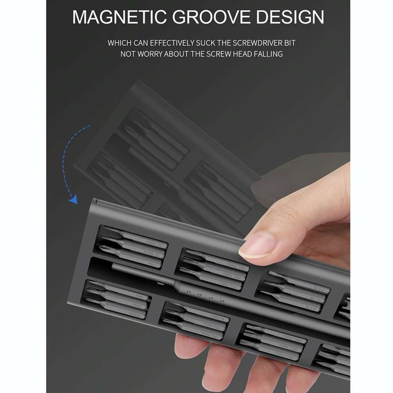 24 in 1 S2 Precision Screwdriver Set (Grey)