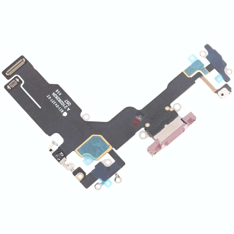 For iPhone 15 Original Charging Port Flex Cable (Pink)