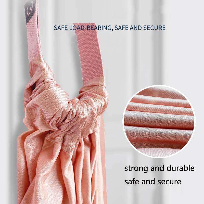 2 in 1 Home Yoga Hammock Indoor Stretching Sling Stretch Widening Yoga Strap + Door Buckle Storag...