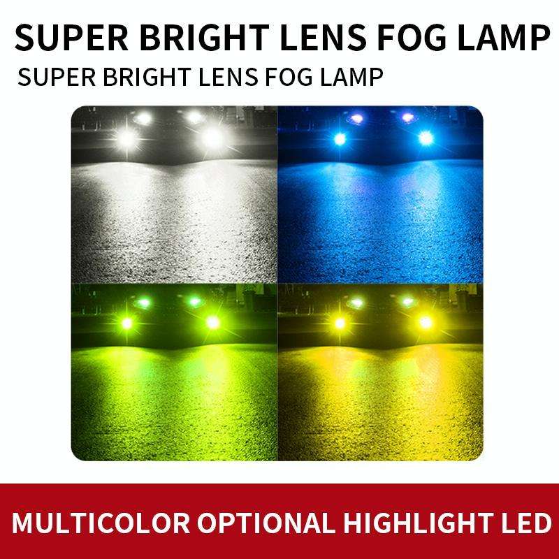 1 Pair H7 27W / DC12V Car Aluminum Alloy Flashing LED Headlight (Gold Light)