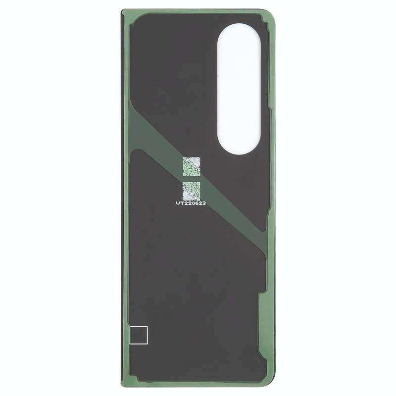 For Samsung Galaxy Z Fold4 SM-F936B Battery Back Cover with Camera Lens Cover(Black)