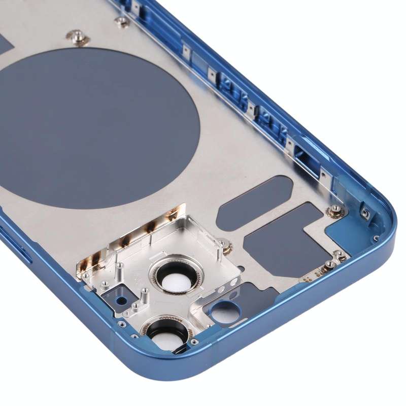 Back Housing Cover with SIM Card Tray & Side  Keys & Camera Lens for iPhone 13(Blue)