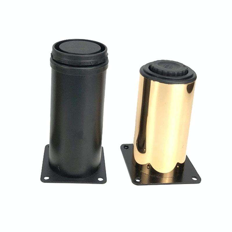 LH-OU050 Thickened Stainless Steel Furniture Support Legs, Height: 8cm(Matte Black)