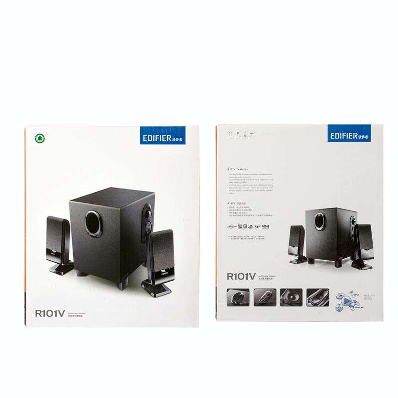 EDIFIER R101V Laptop Audio Home Mini Subwoofer, US Plug(Black)