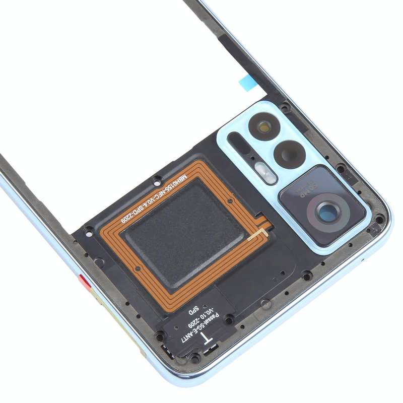 For TCL 30+ Original Middle Frame Bezel Plate (Blue)