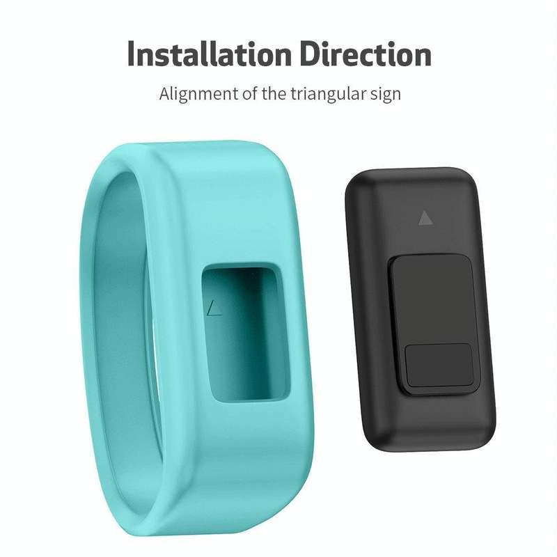 Silicone Sport Watch Band for Garmin Vivofit JR, Size: Large(Blue)