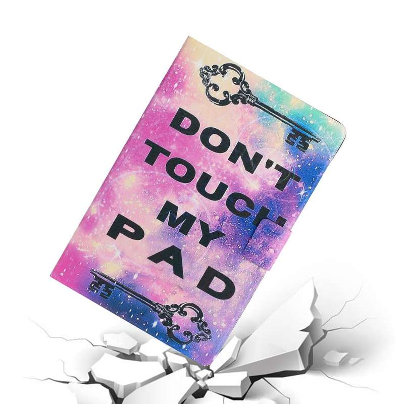 For Samsung Galaxy Tab A9 Voltage Coloured Drawing Smart PU Tablet Case with Sleep / Wake-up Func...