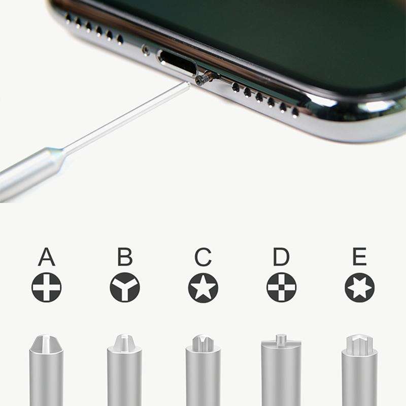 XL-655 3D Non-slip Hollow Cross Tip Middle Bezel 2.5 Screwdriver