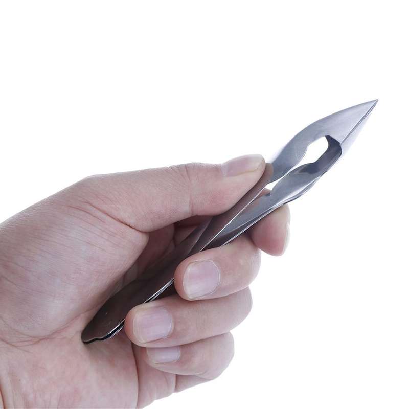 3 PCS Stainless Steel Non-slip Tip Open Blade Pineapple Clip Fruit Eye Digger Endless Steel Nail,...