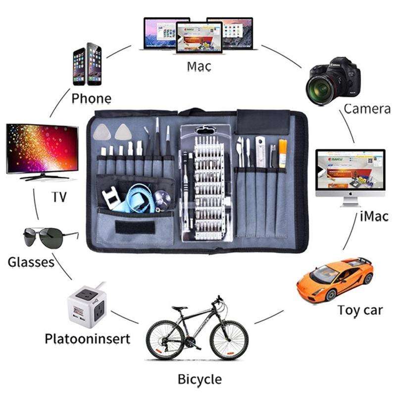 Portable Cloth Bag Mobile Phone Disassembly Maintenance Tool Multi-function Combination Tool Scre...