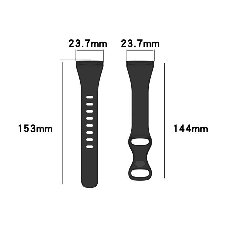 For Fitbit Versa 4 / Versa 3 / Sense Universal TPU Watch Band, Size:S(Blue Grey)