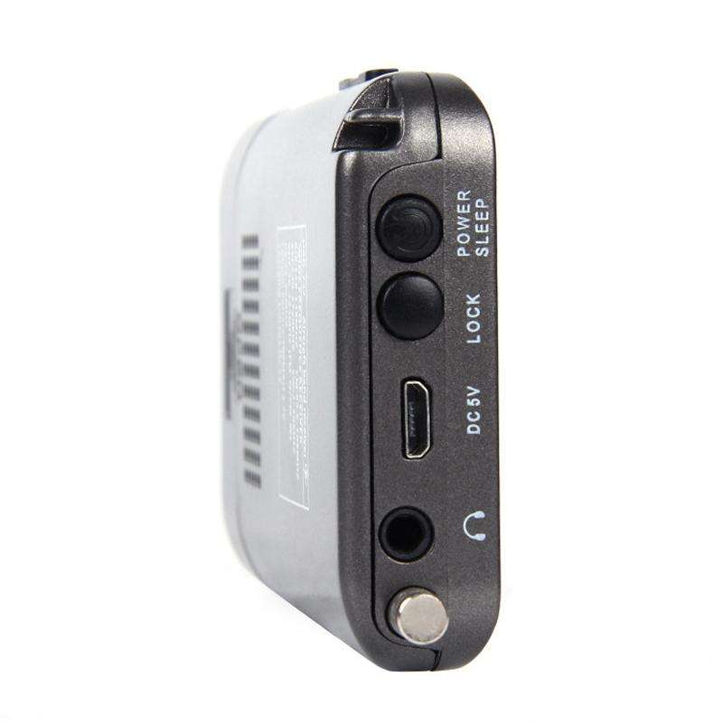 HRD-737 Portable Aircraft Band Radio Wide Frequency Receiver (Black)