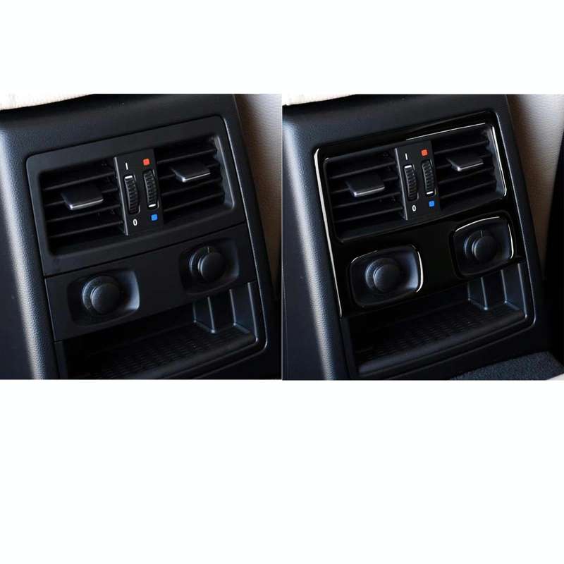 For BMW 3 Series E90/E92 2005-2012 Car Rear Air Vents with Holes Decorative Sticker, Left and Rig...
