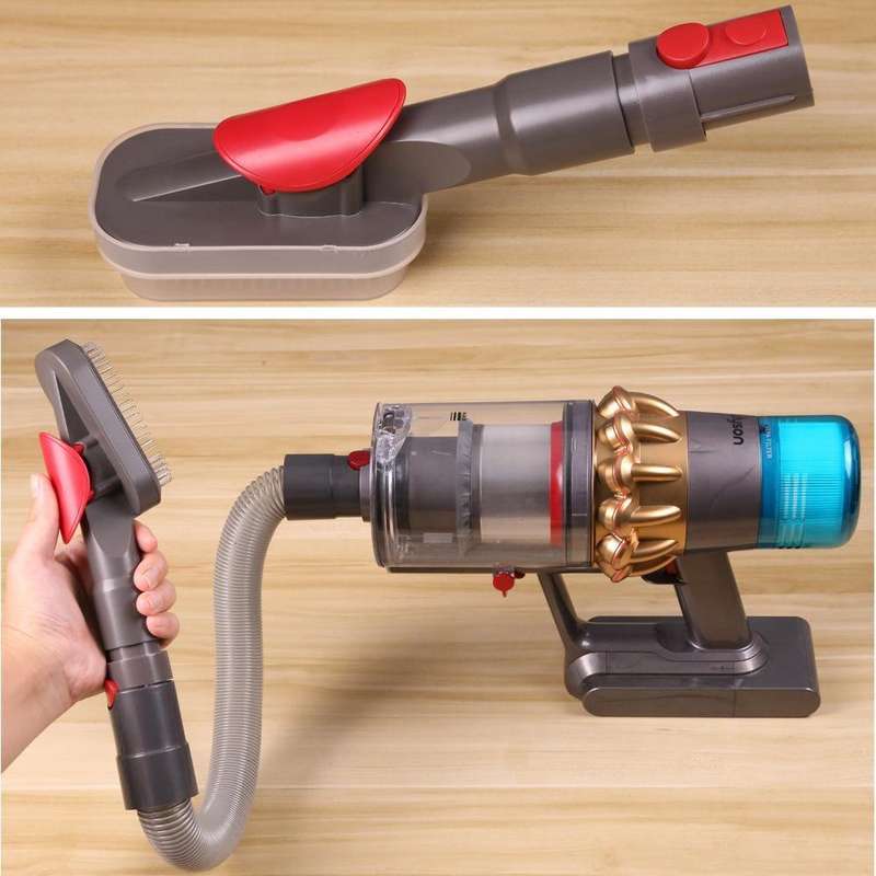 For Dyson V6 V7 V8 V9 Meile Vacuum Cleaner Pet Hair Removal Brush, Spec: Brush With V6 Adapter