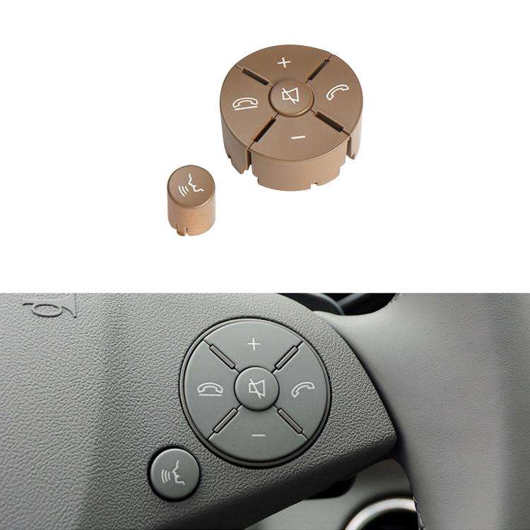 Car Right Side Steering Wheel Switch Buttons Panel for Mercedes-Benz W204 2007-2014, Left Driving...