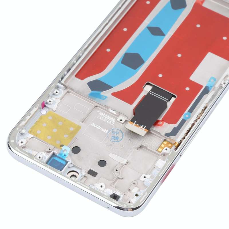 Original LCD Screen for Honor X30i Digitizer Full Assembly with Frame(Silver)