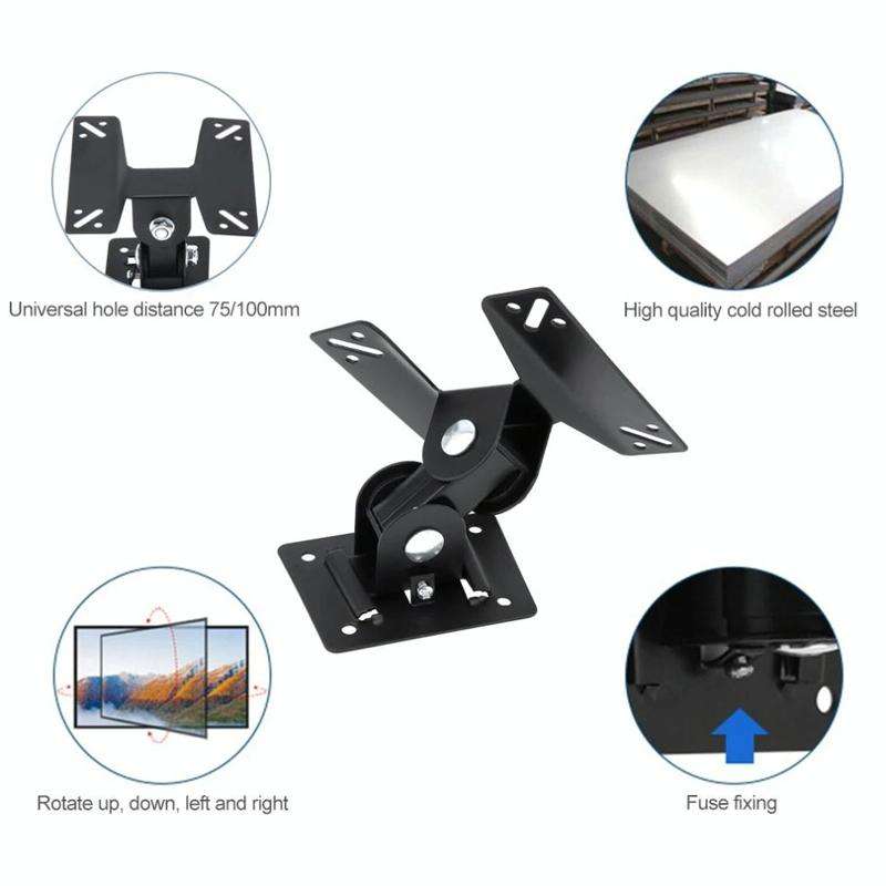 Universal Rotated TV PC Monitor Wall Mount Bracket for 14 ~ 24 Inch LCD LED Flat Panel TV with 18...