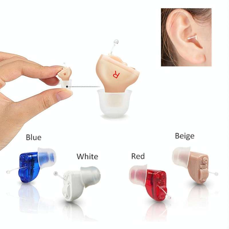 Z-20 In-Ear Hearing Aid Digital Noise Canceling Sound Amplifier(Left Ear Black)