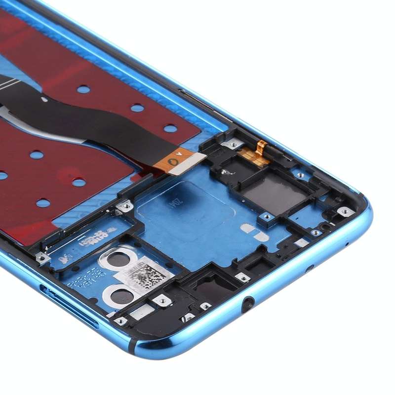 OEM LCD Screen for Huawei Nova 4 Digitizer Full Assembly with Frame(Blue)