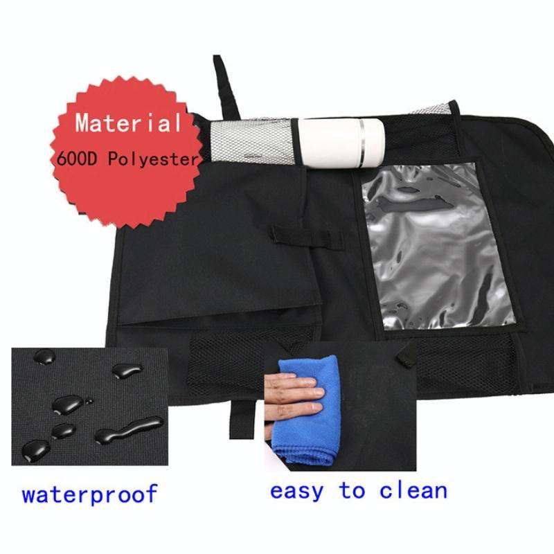 Car Seatback Organiser Storage Hanging Bag(Black)