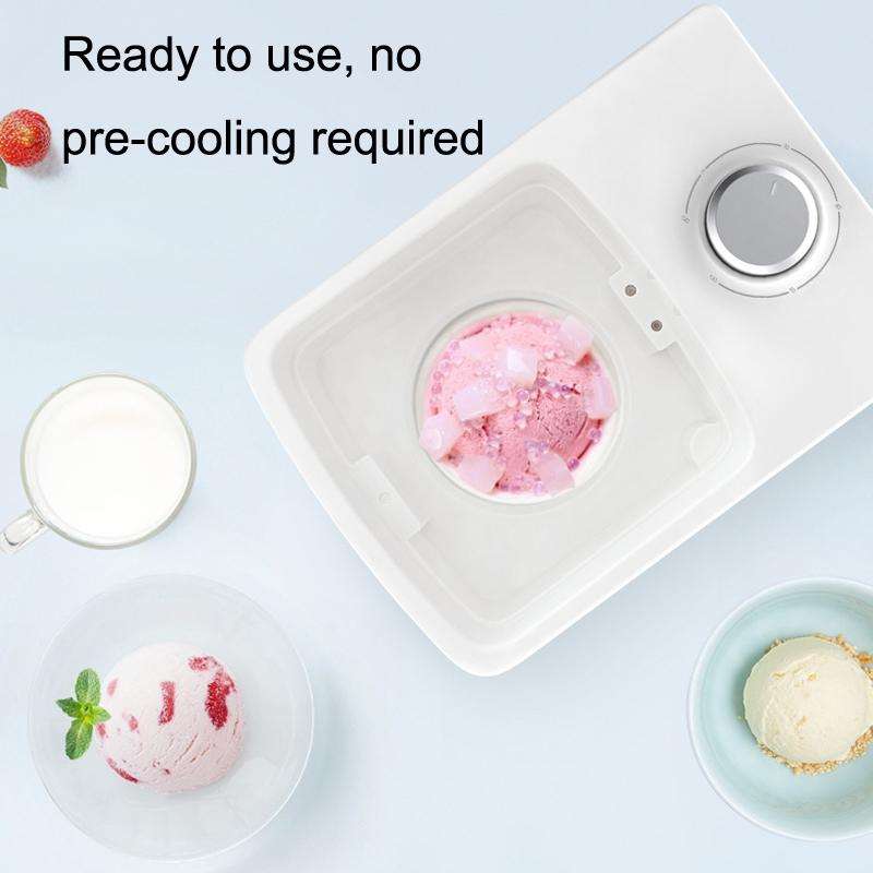 Electronic No Pre-cooling Mini Ice Cream Machine Household Automatic Homemade Yogurt Machine US P...