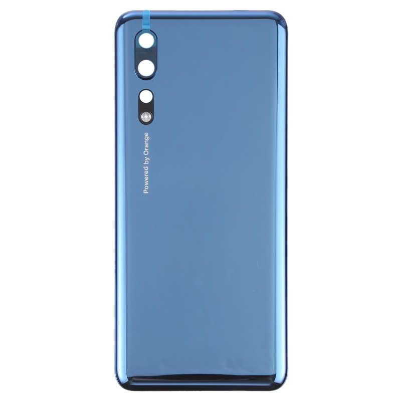 Glass Battery Back Cover for ZTE Axon 10 Pro 5G(Blue)
