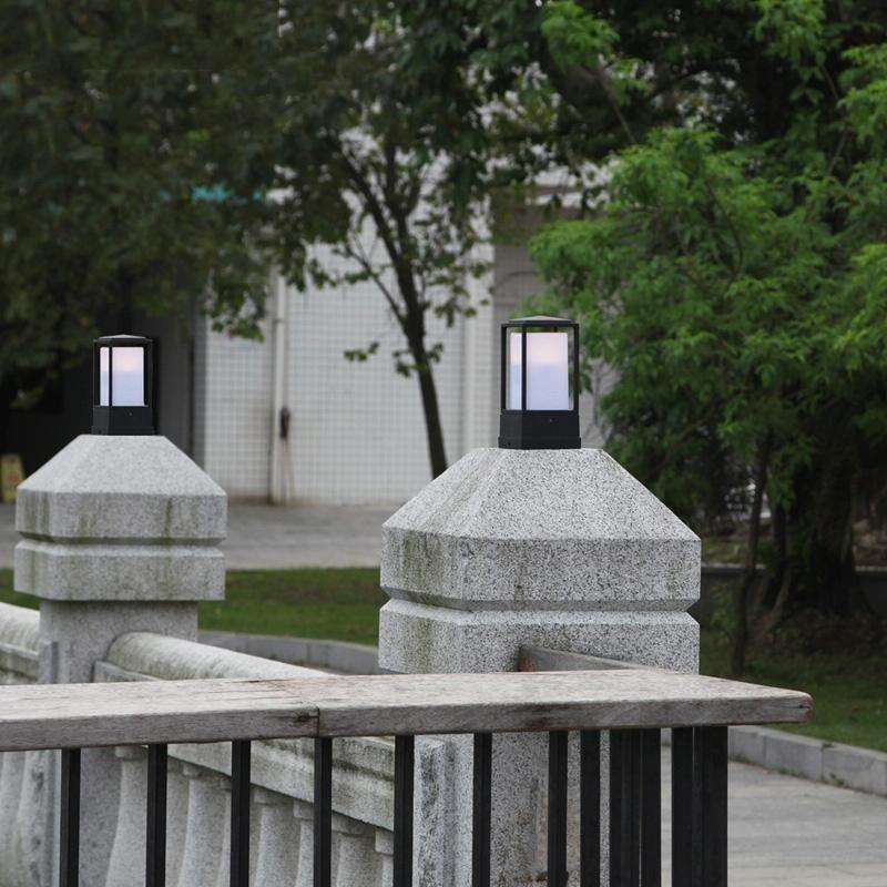 Outdoor Rain and Rustproof Wall Lamp Modern Minimalist Column Lamp
